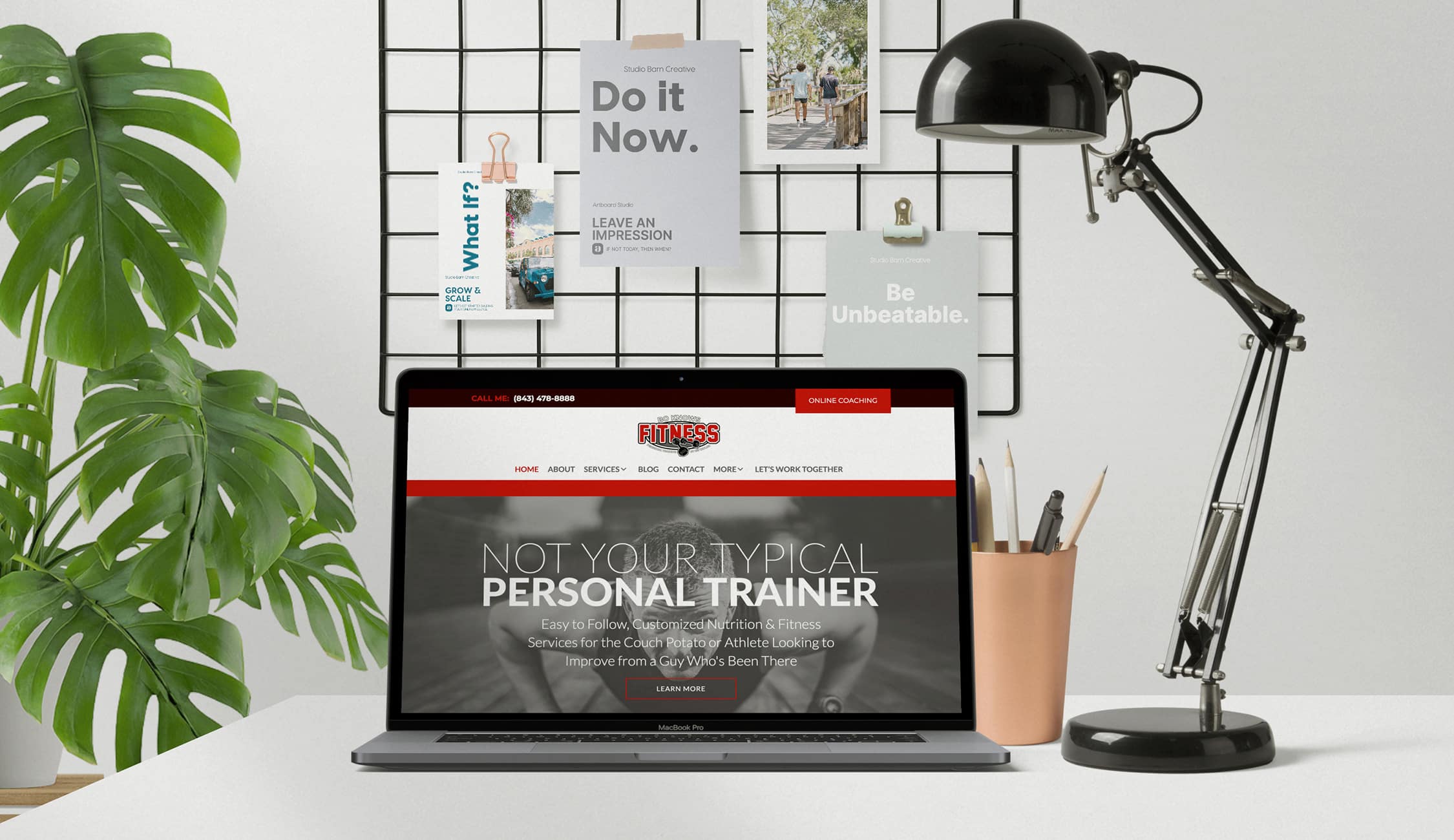 personal trainer website